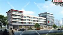 南段西侧W08-07建筑改造后透视图